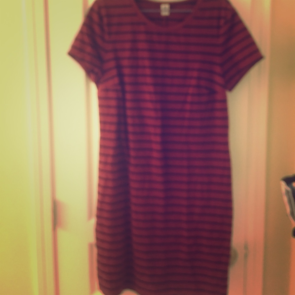 Black and red striped dress!