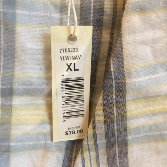 Max Studio Plaid Cold Shoulder Blouse New - Picture 2 of 6