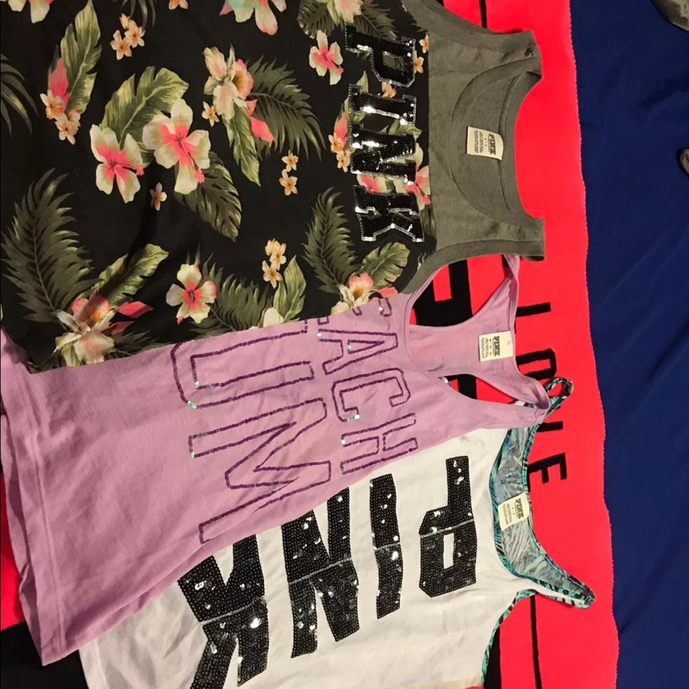 Vs Pink Bundle of Bling tanks