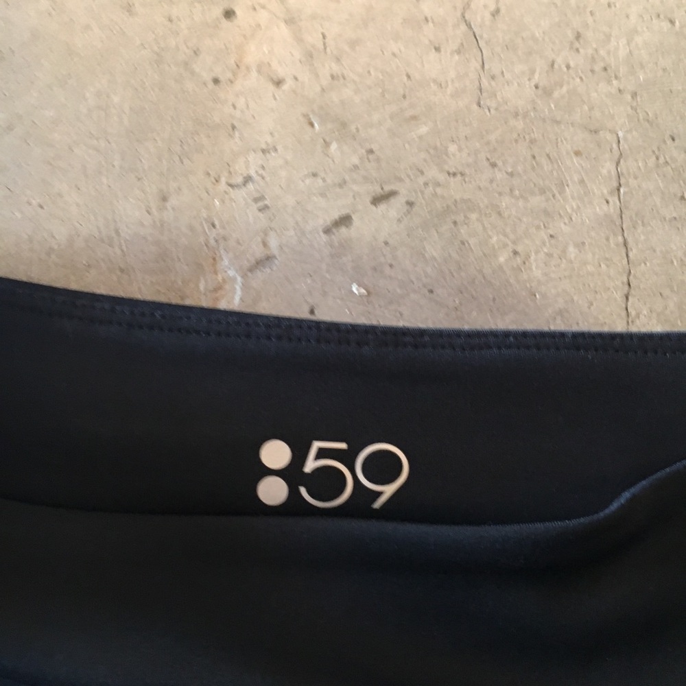 NWT split59 distance tights black/yellow stripe - Picture 3 of 8