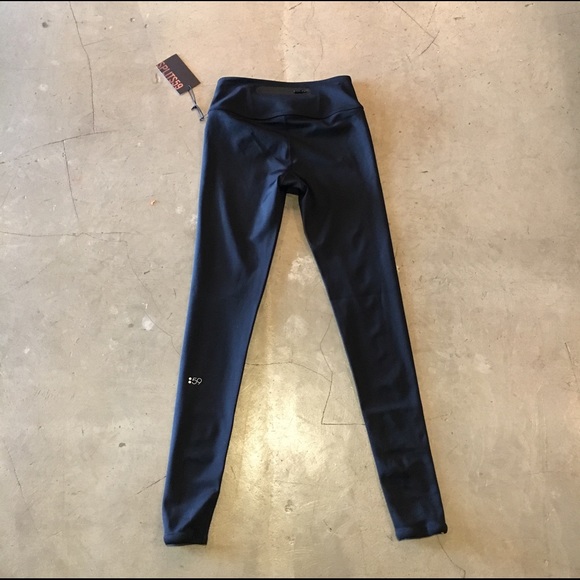 NWT split59 distance tights black/yellow stripe - Picture 4 of 8