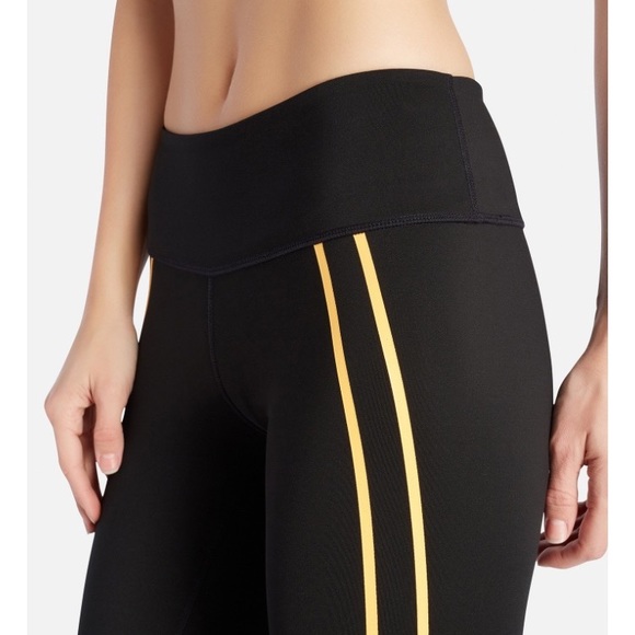 NWT split59 distance tights black/yellow stripe - Picture 8 of 8