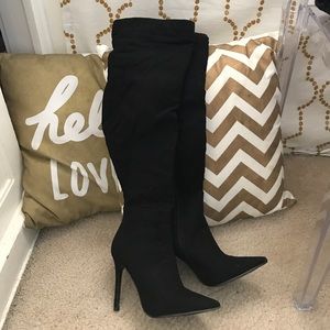 Fall suede boots🍂🍁