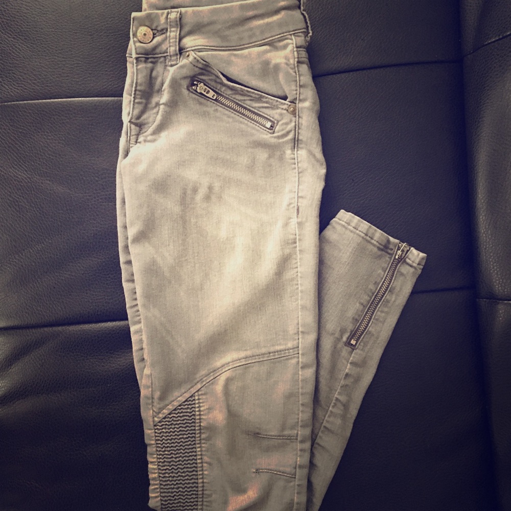 H&M Moto Jeggings Size 4