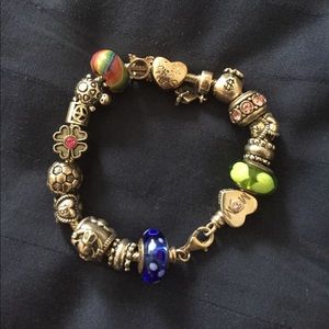 Pandora over $300 worth bracket and beads
