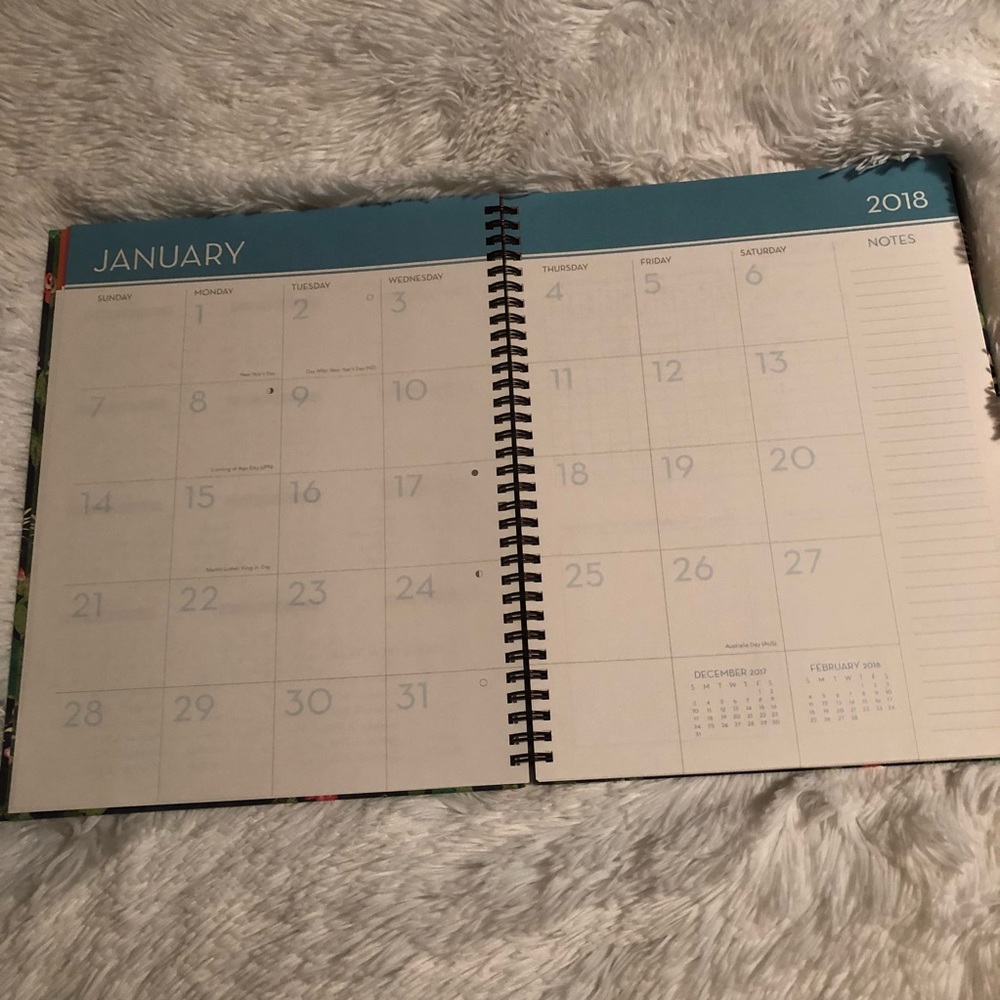 🚫SOLD ON Ⓜ️🚫New Trendy 2018 Cactus Print Planner - Picture 4 of 8
