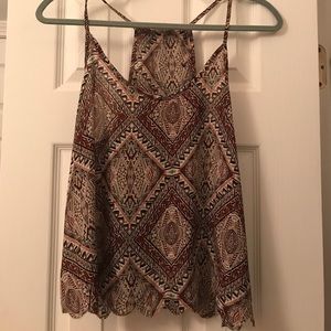 Pattern tank top