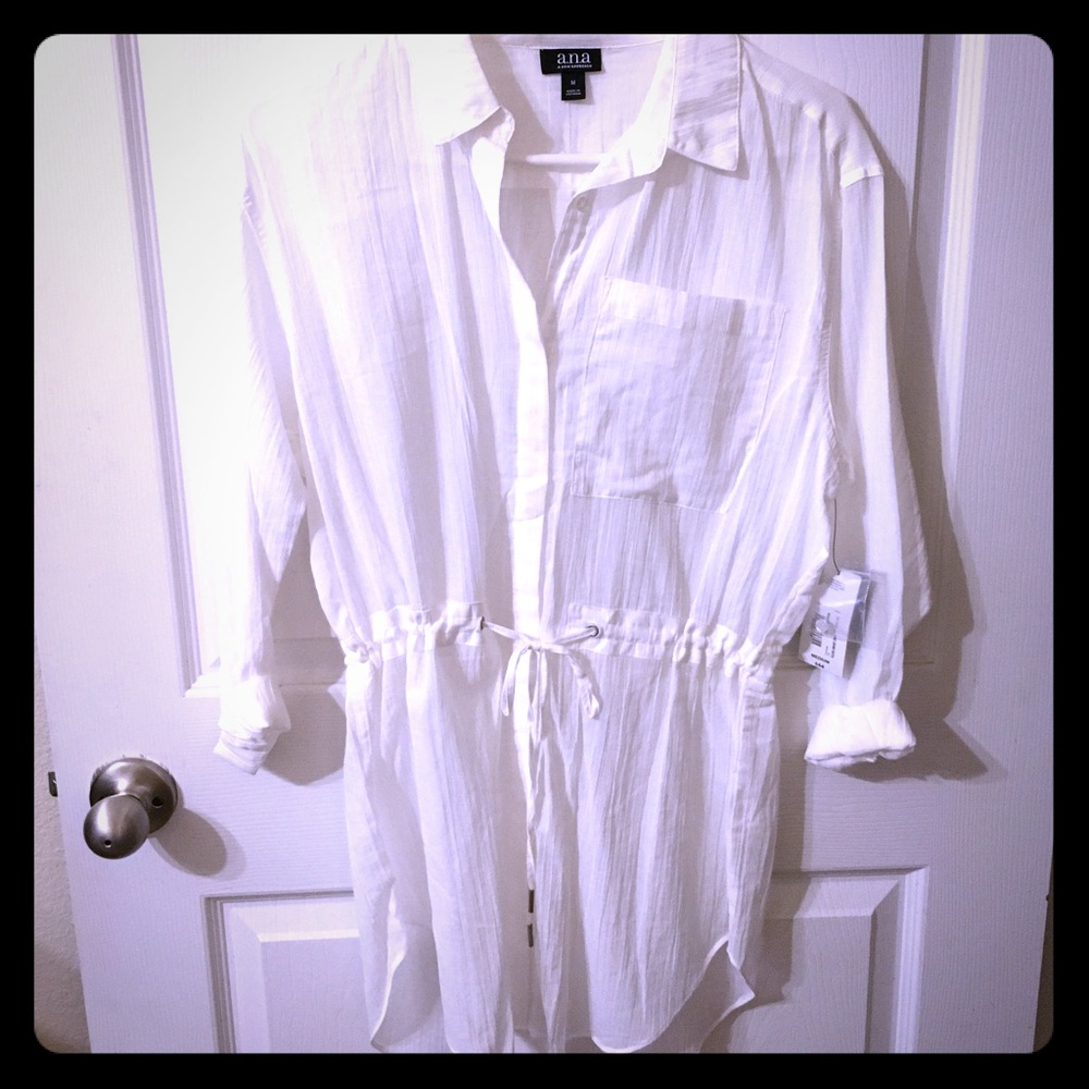 Button up Tunic Top