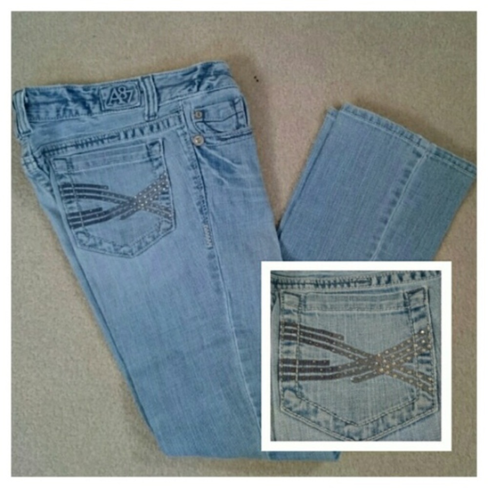 Aeropostale skinny boot size 5/6 short wore once!