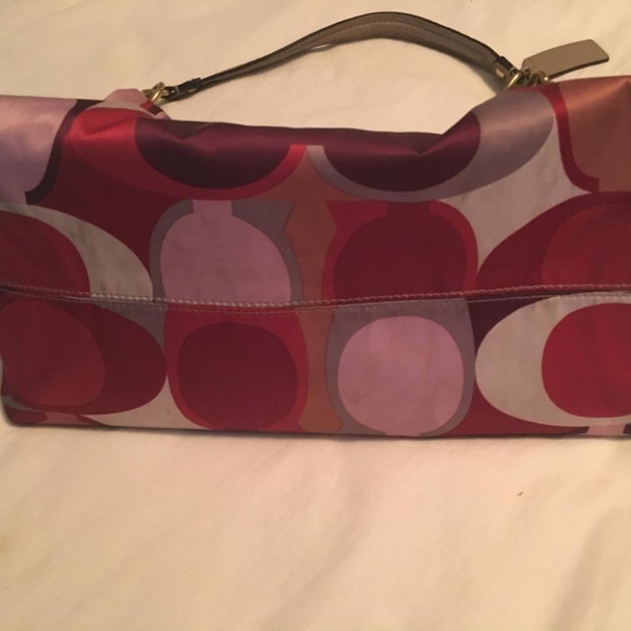 COACH ASHLEY SCARF PRINT HOBO, GOOD PRE-OWNED COND - Picture 5 of 5