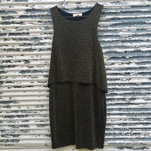 Black and Gold Formal Dress Size Small by Vestique