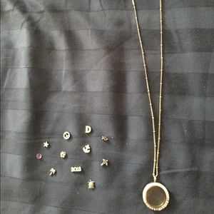 Origami Owl living locket and charms