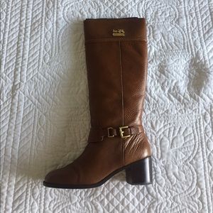 Leather Coach Boots