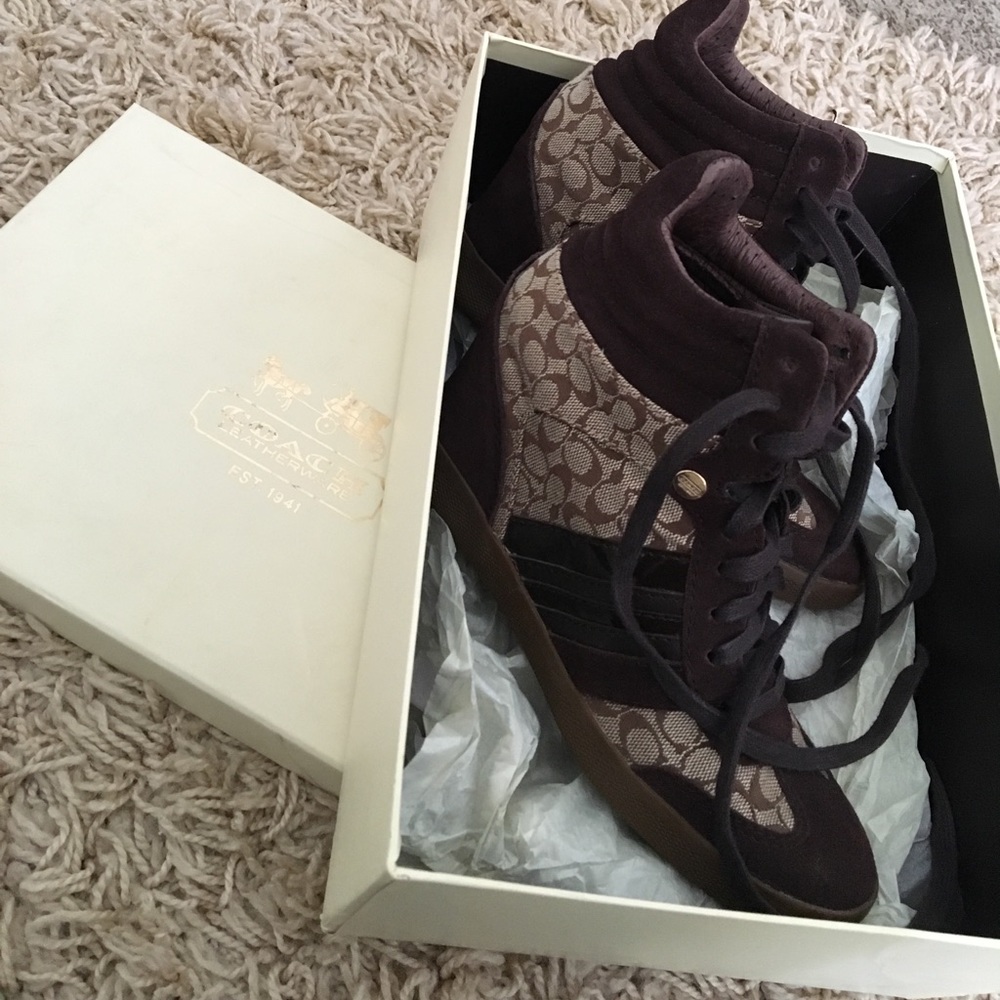 Coach sneakers size 5
