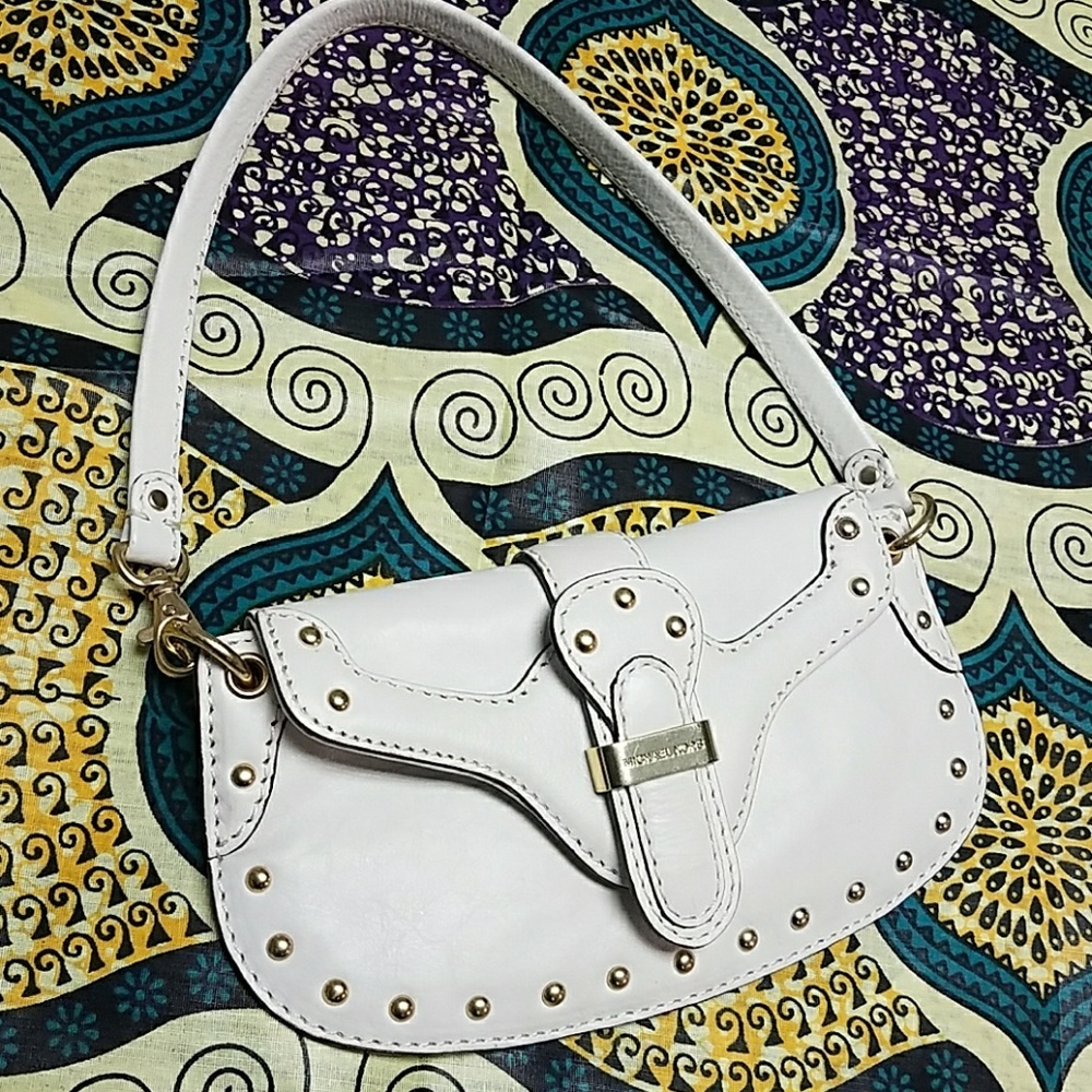 Michael Kors wristlet with gold studs