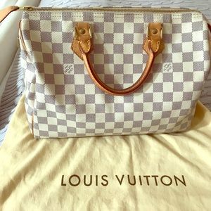 Louis Vuitton Speedy 30 Damier Azur