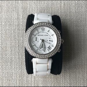 MK Ceramic Glitzy Watch