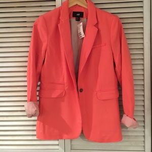 Pop of color blazer