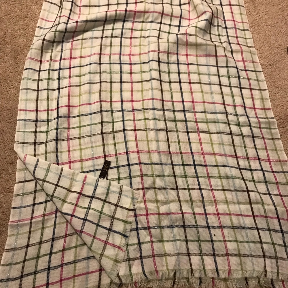 Coach striped scarf