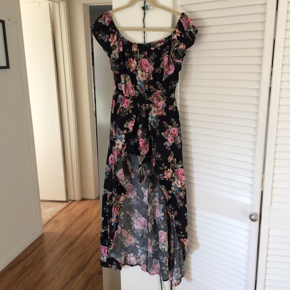 Mind Code Off-the-Shoulder Romper with Train