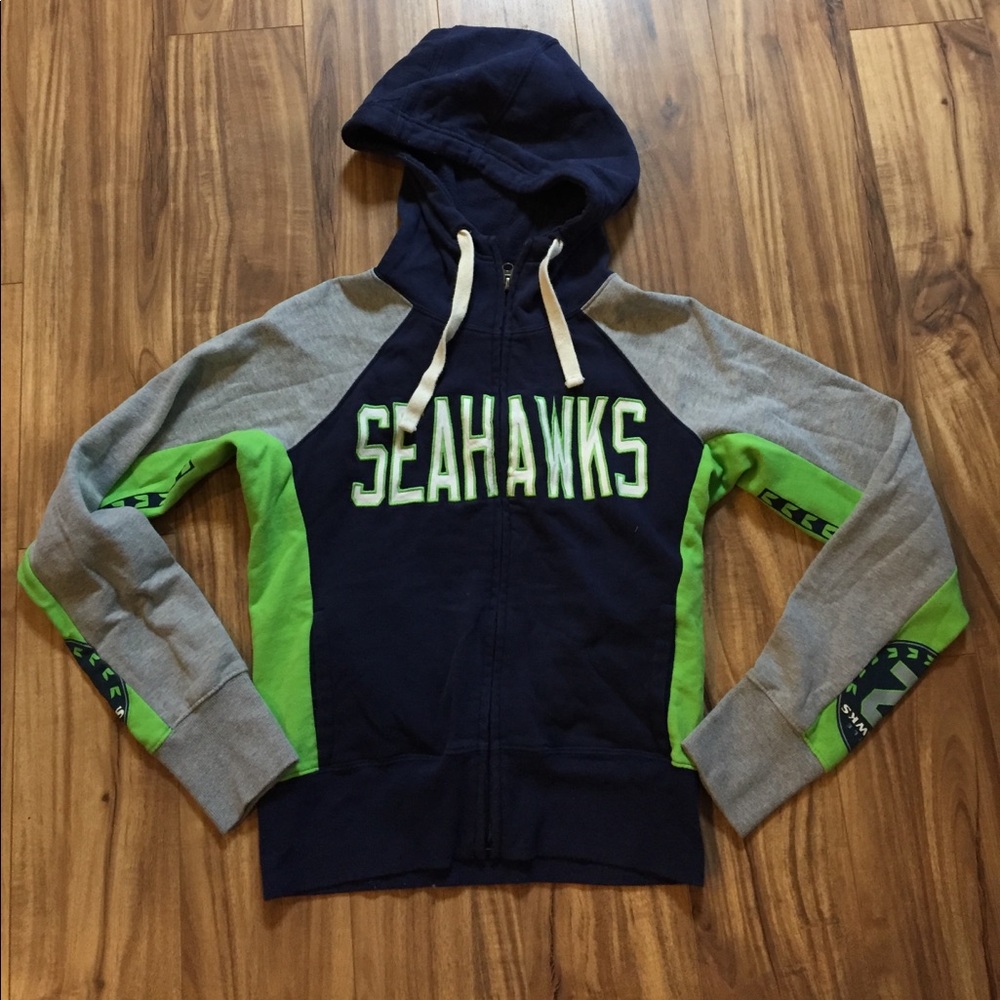 Seahawks zip up hoodie