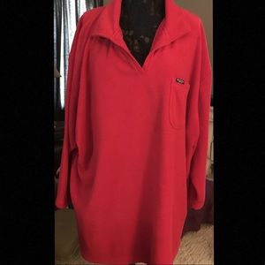5X Avenue Sport Red Fleecy Pullover