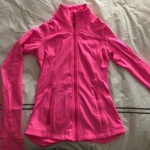 Lululemon Define Jacket in Neon Pink