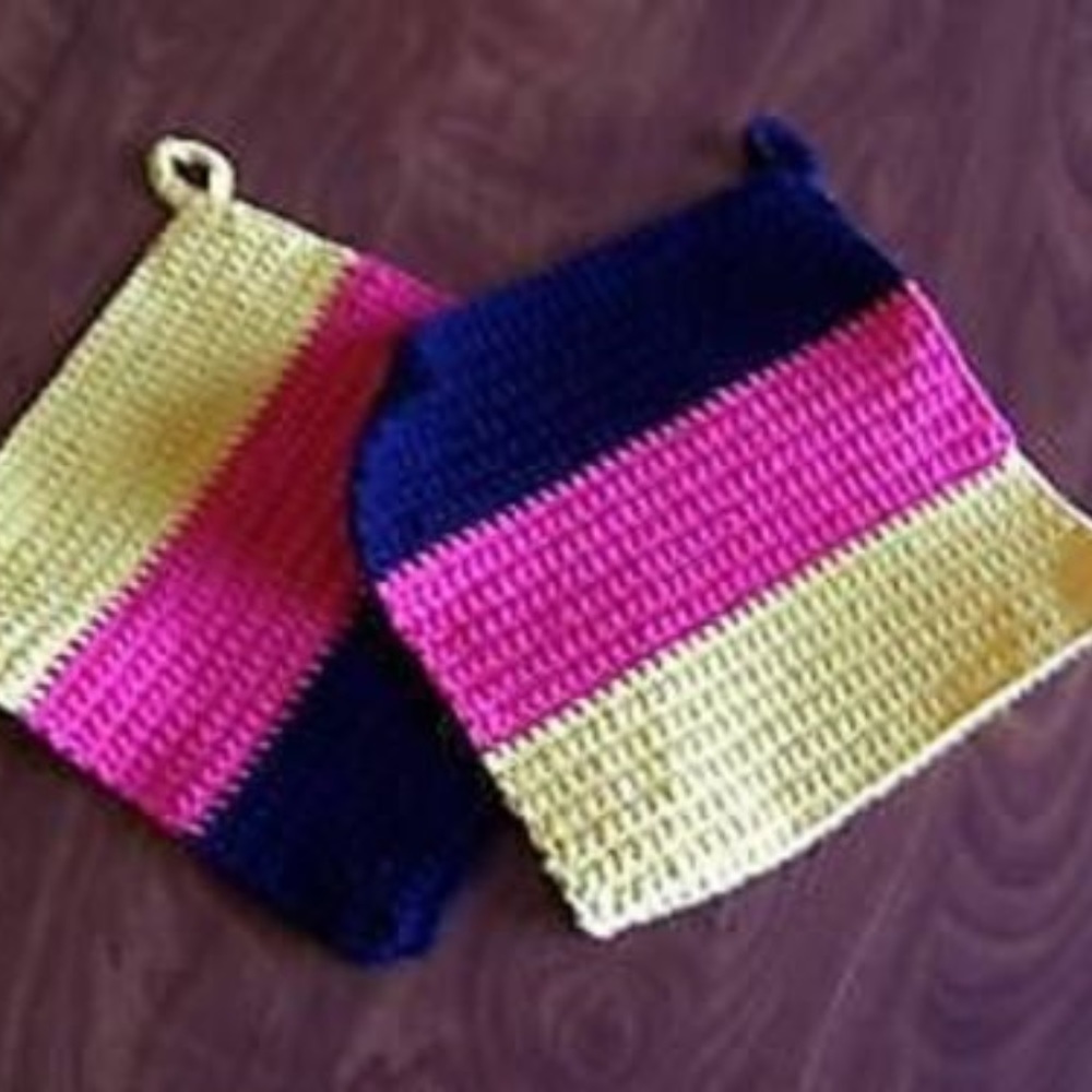 POTHOLDERS /HOTPADS - German Flag Colors  - NEW
