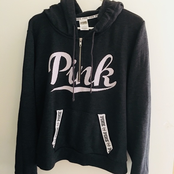 PINK Victoria's Secret Tops - 🍕SOLD🍕Victoria’s Secret pink pullover hoodie