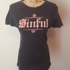 Sinful brand t-shirt