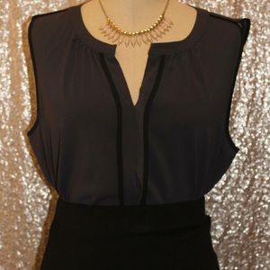 Calvin Klein V-Neck Blouse