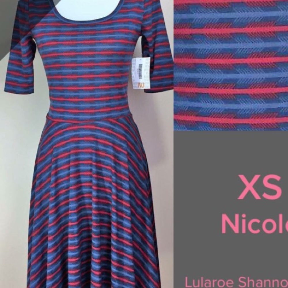 Lularoe Nicole Twirl Dress