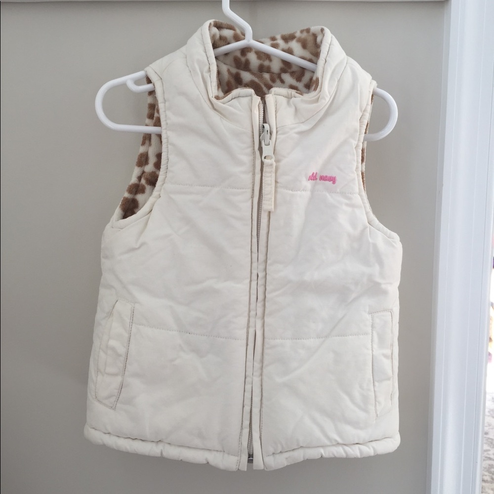 Girl's 2T reversible vest.