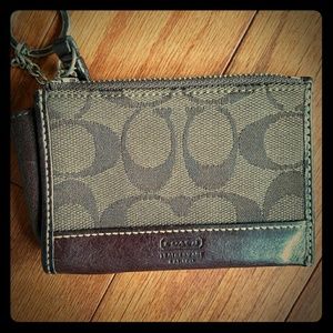 Authentic Coach coin and ID wallet