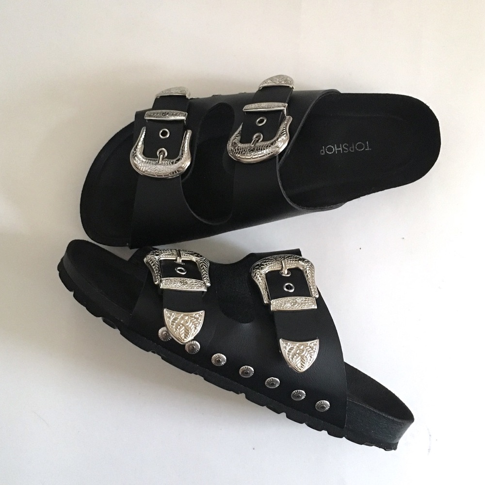 Topshop - Buckle Sliders