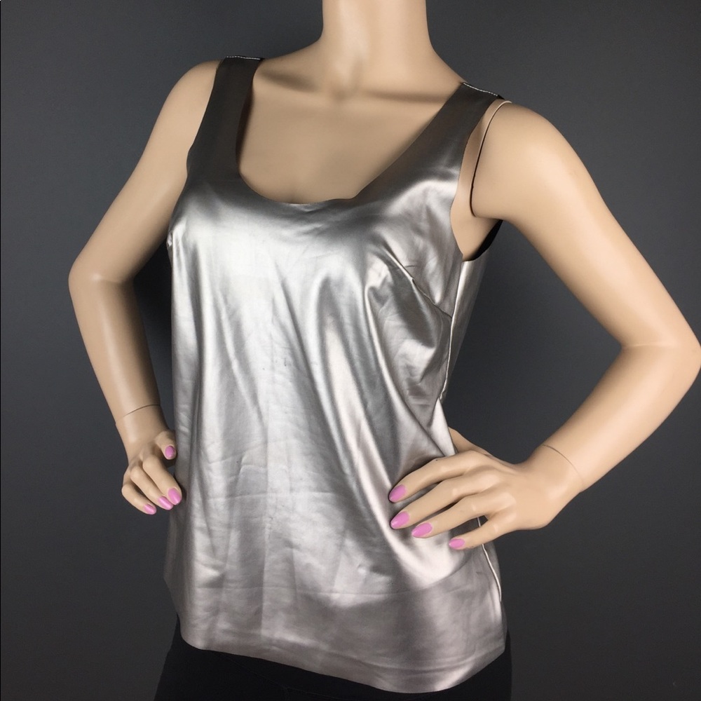 NEW Metallic Sleeveless Tank Small 