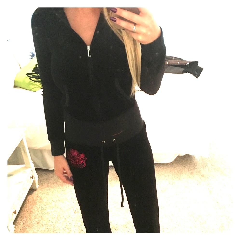Juicy Couture Black Tracksuit