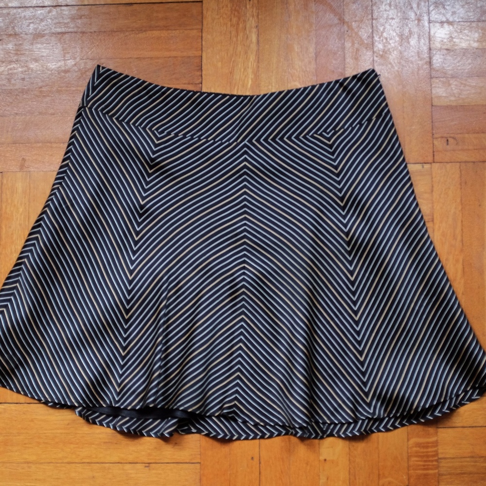 Vintage 90s Silk Mini Skirt
