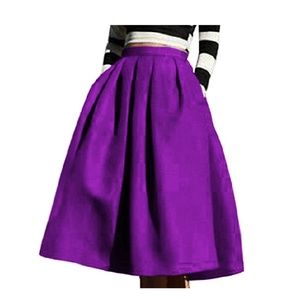 Stylish purple skirt