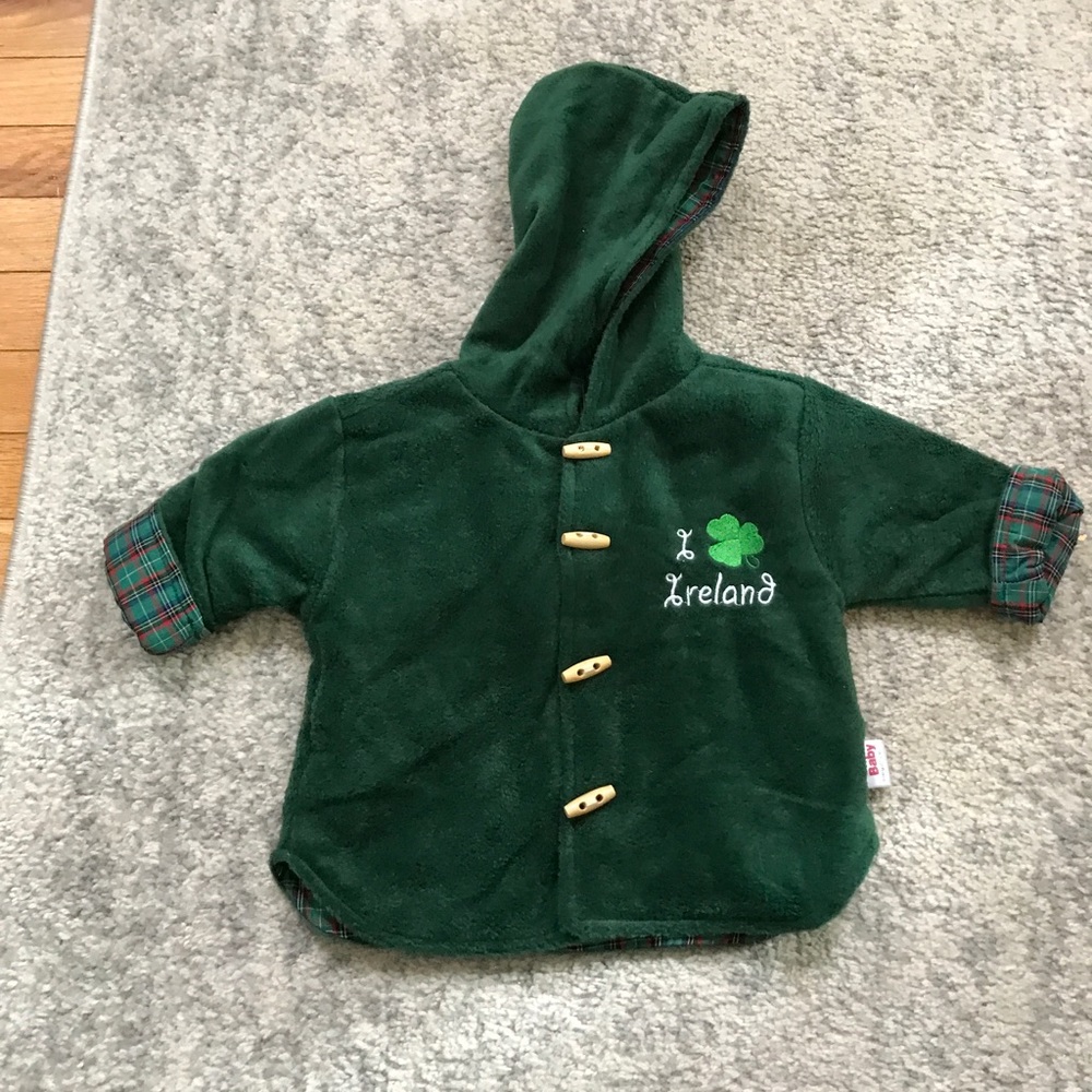 I Love Ireland fleece zip up