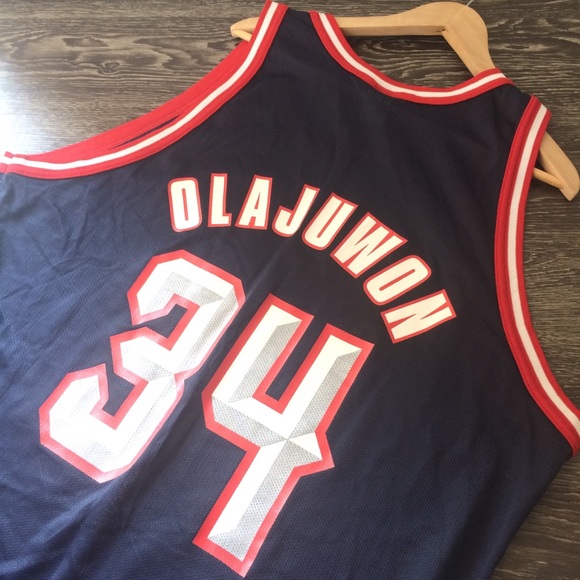 Vintage Champion Houston Rockets Olajuwon Jersey - Picture 6 of 8