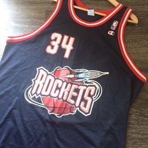 Vintage Champion Houston Rockets Olajuwon Jersey