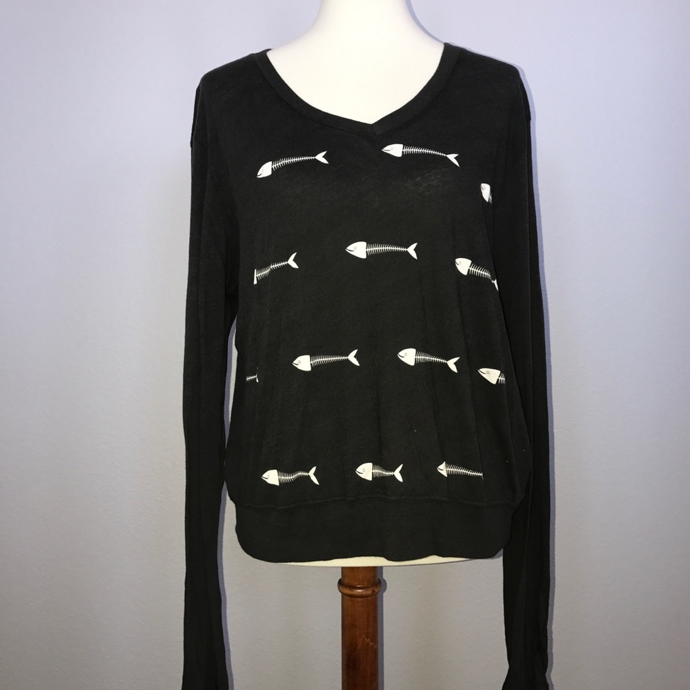 NWT Wildfox Fishbone Sweater Sz Small