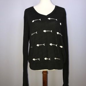 NWT Wildfox Fishbone Sweater Sz Small