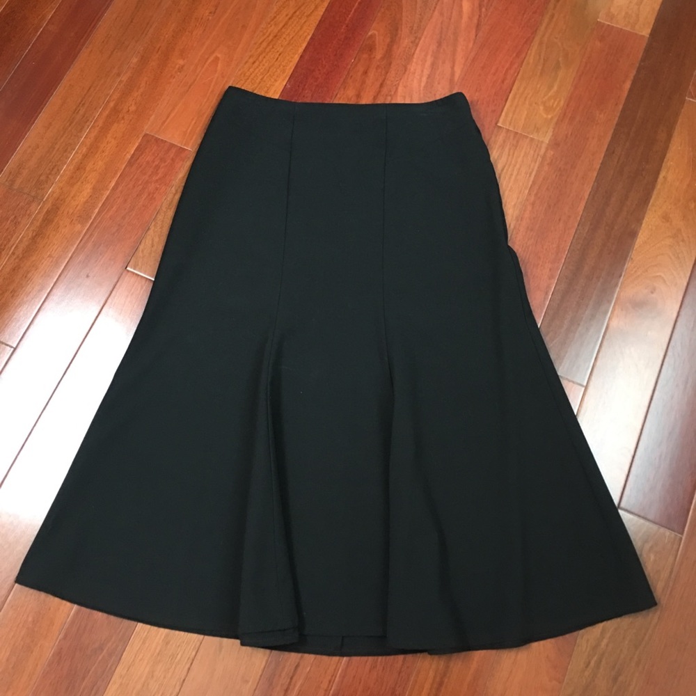 Classic long black skirt
