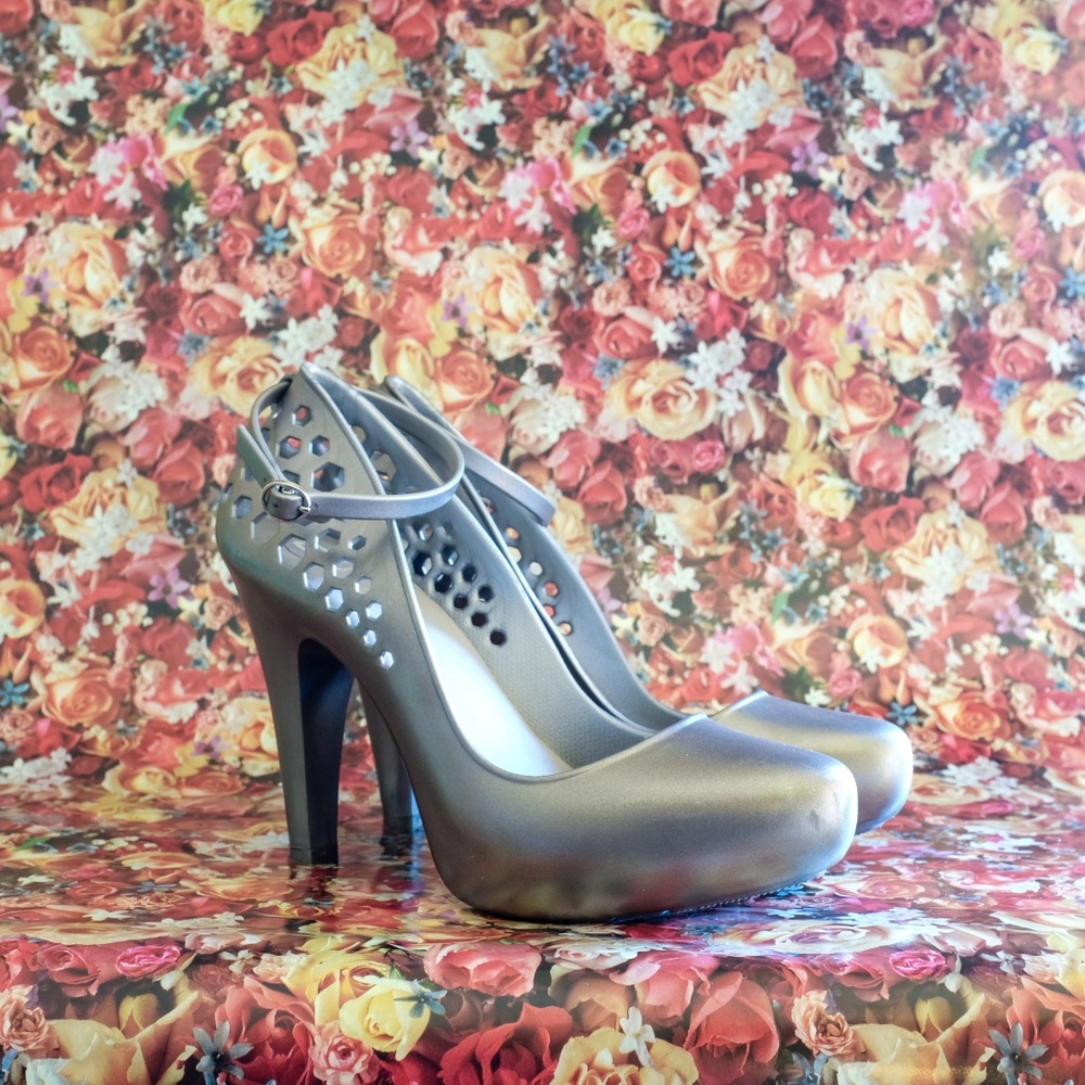 silver melissa shoes