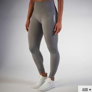GYMSHARK HIGH WAISTED SEAMLESS LEGGINGS SLATE GREY
