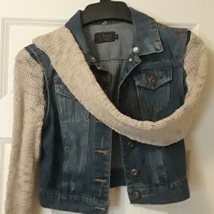 Waist long Jean jacket