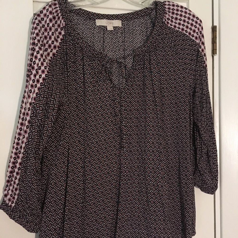 LOFT peasant blouse like new