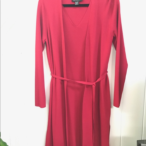 Spencer Jeremey red coat dress size 8 - Picture 2 of 7